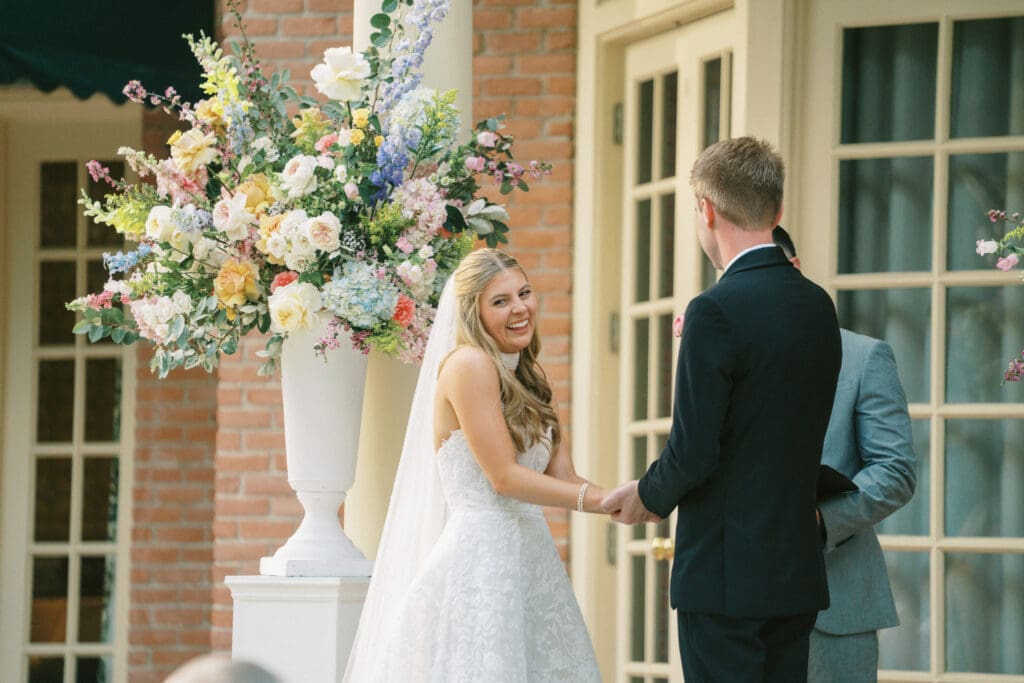 wedding at the junior league of houston
