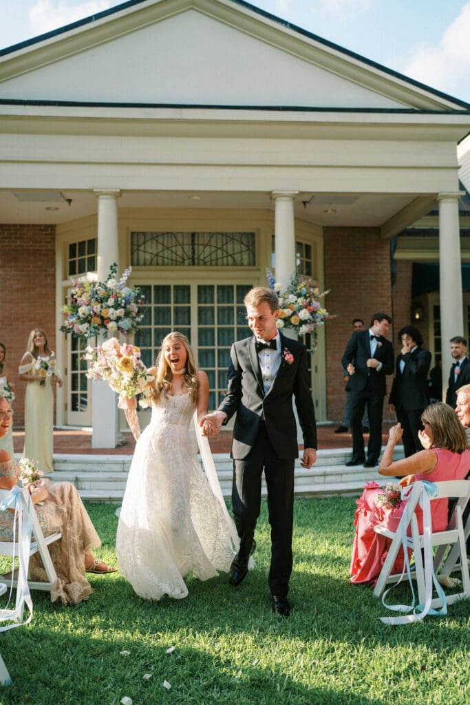 wedding at the junior league of houston