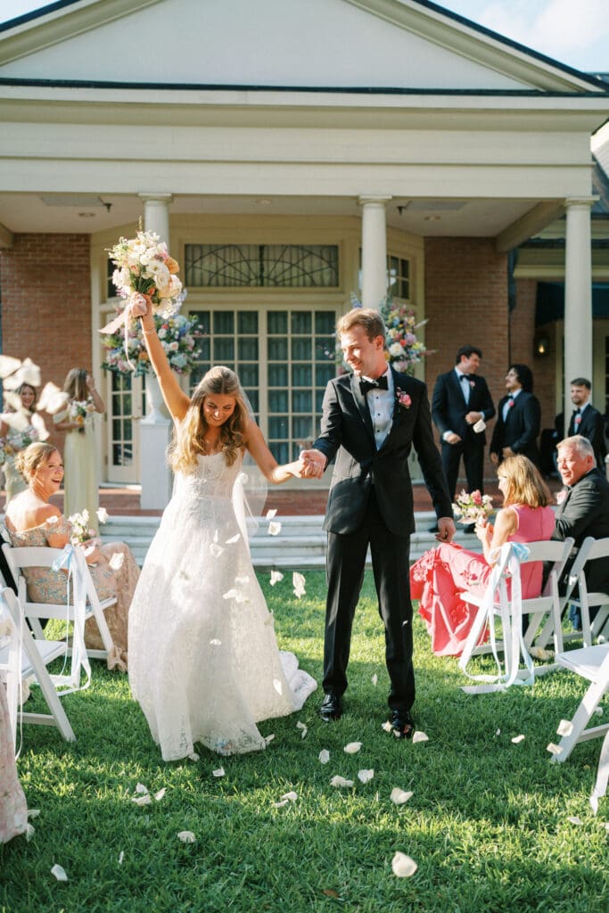 wedding at the junior league of houston