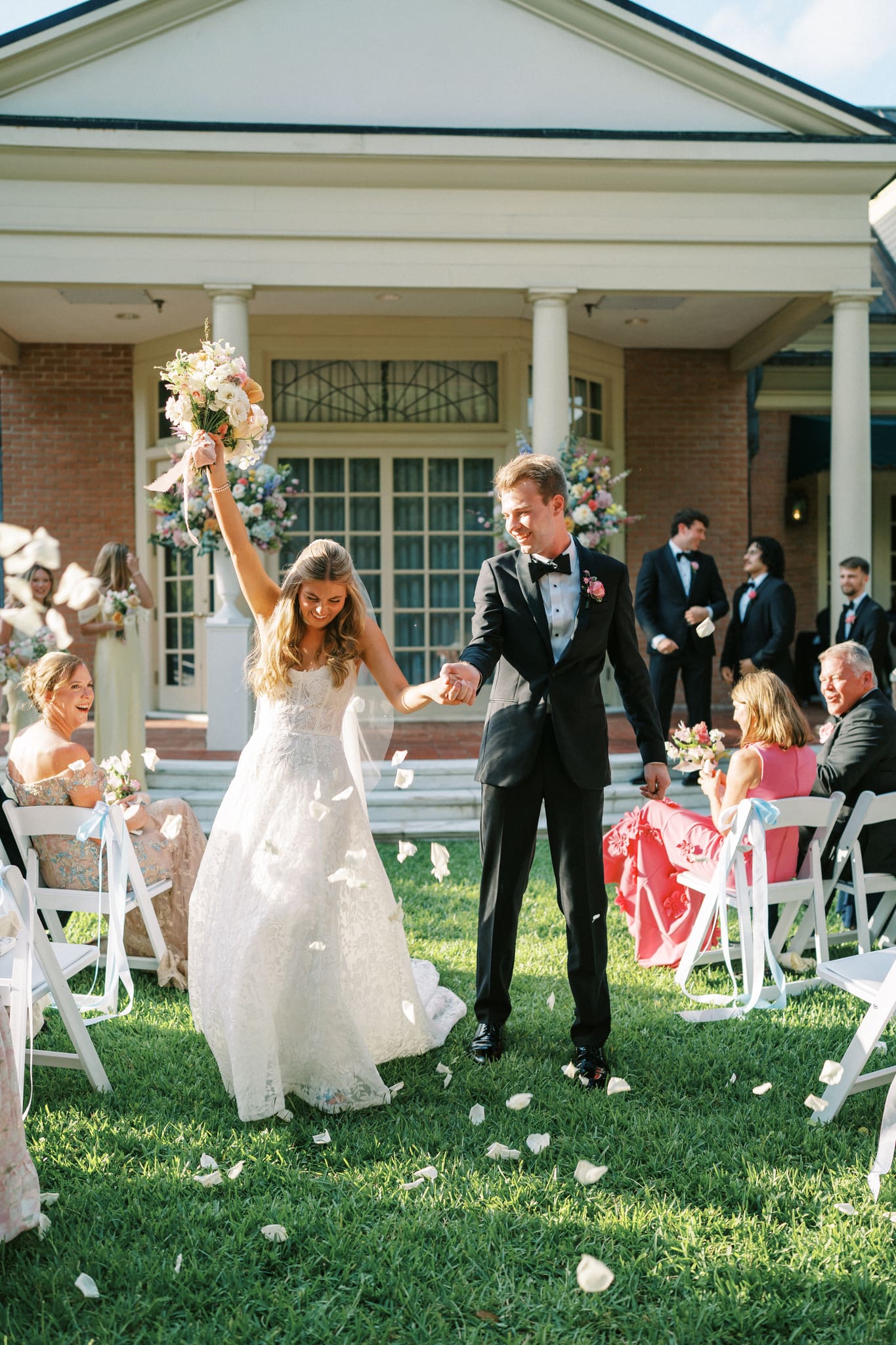 wedding at the junior league of houston