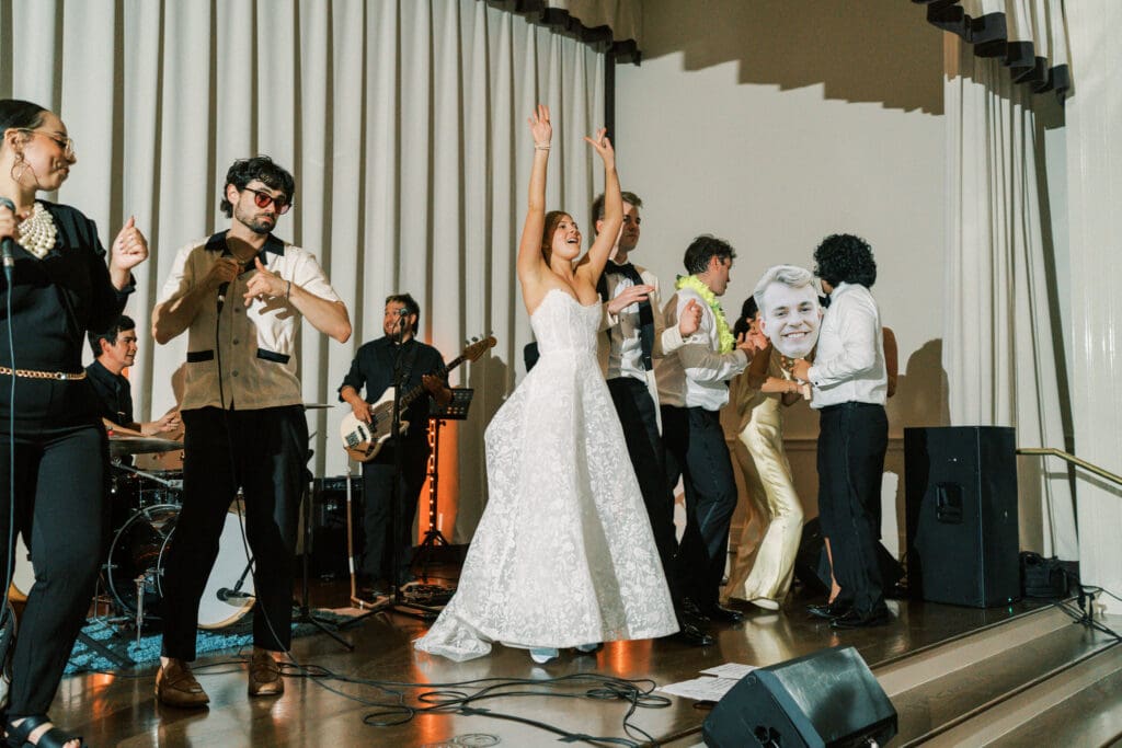 wedding at the junior league of houston